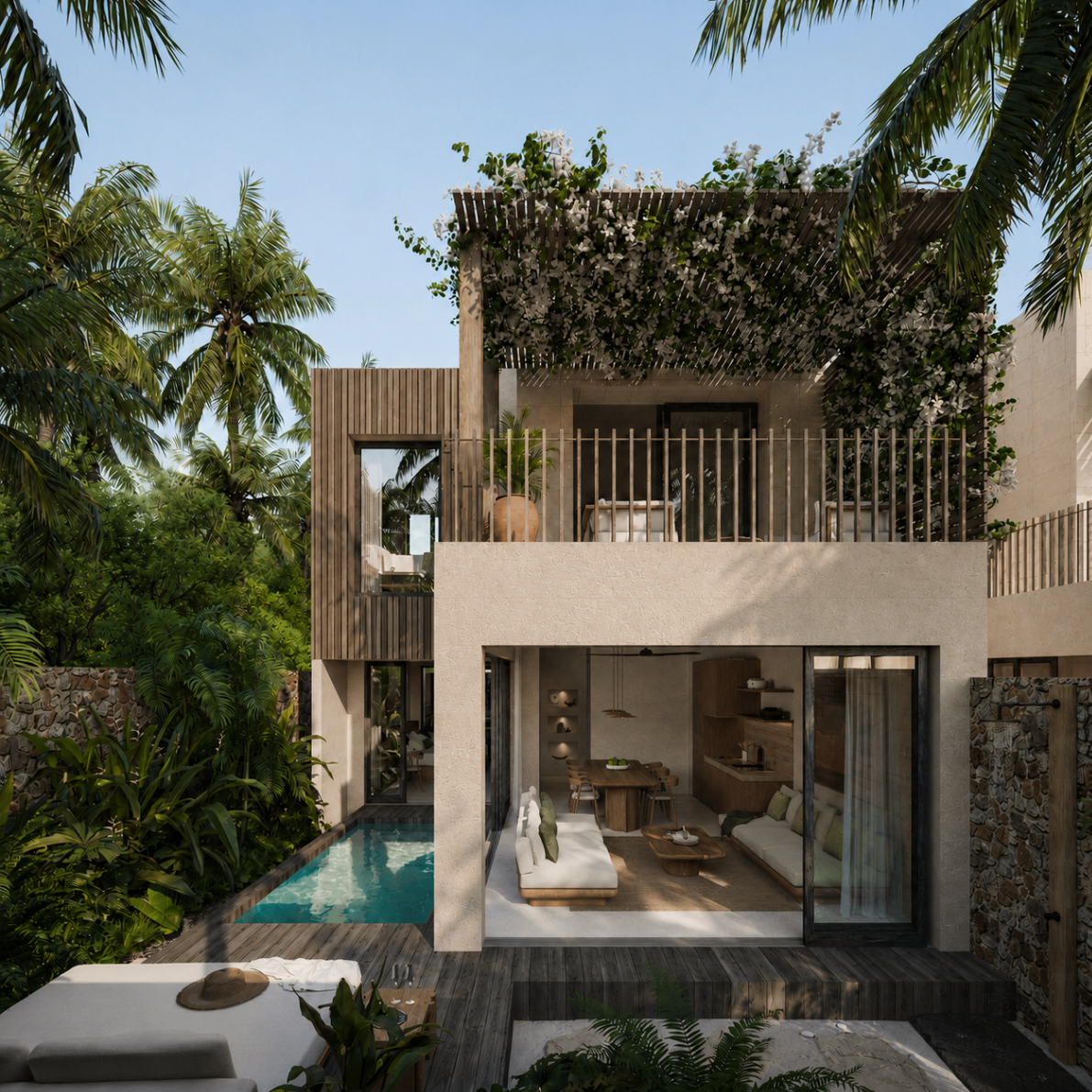 Kahaya three-bedroom villa exterior